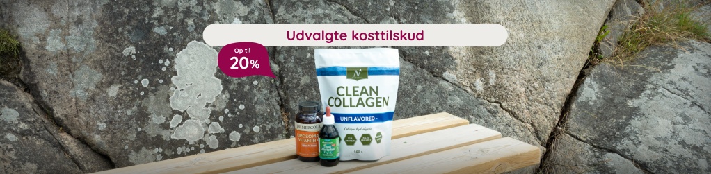Kosttilskud - Op til 20 %